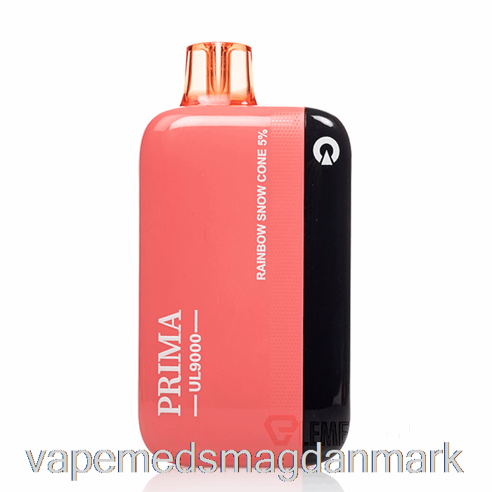 Vape Uden Nikotin Prima Ul9000 Engangs Regnbuesnekegle
